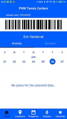 PNW Tennis Centers android App screenshot 1