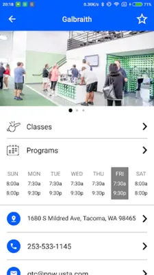 PNW Tennis Centers android App screenshot 2